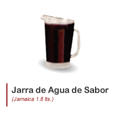 Jarra de agua de jamaica